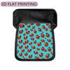 1pc Large Capacity Pencil Case Cartoon Ladybug Seamless Pattern PrintEssential Pencil Case for the New Semester, Daily Multifunctional Makeup Bag, Sta
