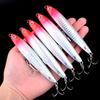 Clearance Long-Throw Casting Pencil Lure with Four-Fold Blood Groove Hook for Bass Fishing
