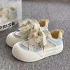 Dopamine bow big head board shoes, new platform bread shoes in spring