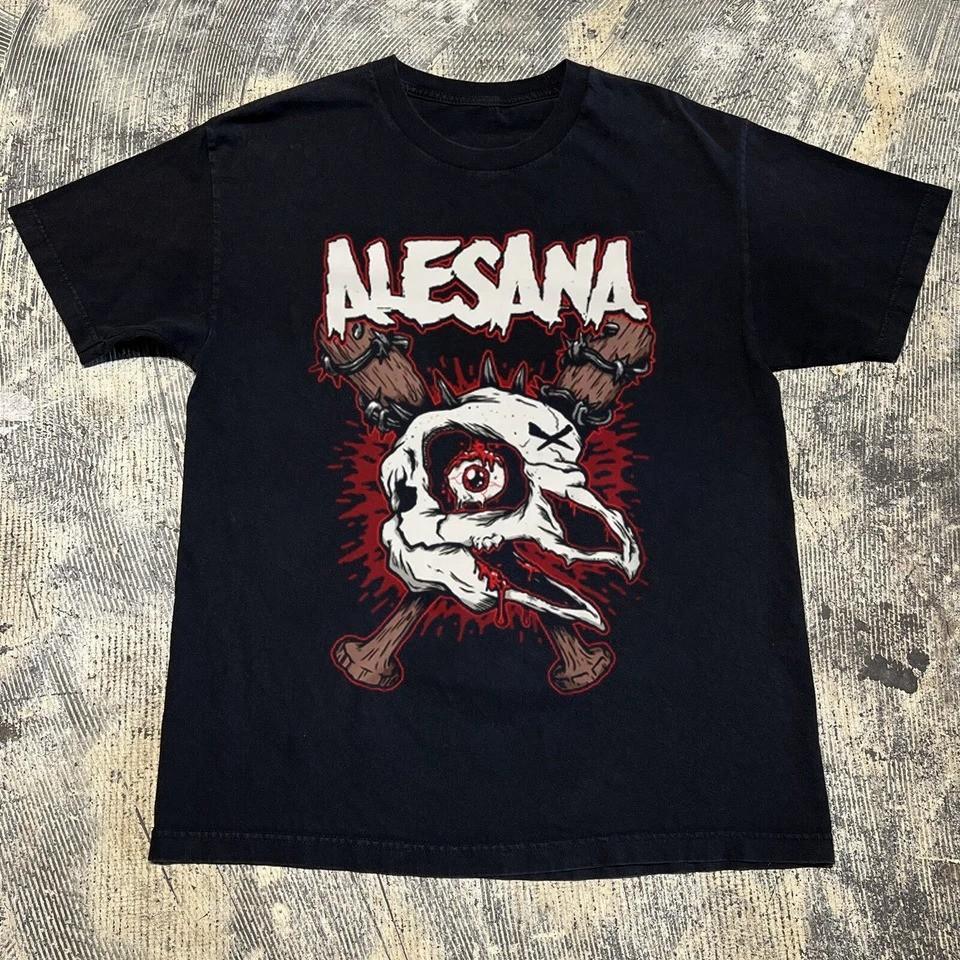 

Hot Alesana Band Damaged Birdskull Gift Funny Shirt Black S-5XL LL857 Unisex T-Shirt L