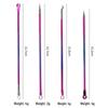 Colorful Stainless Steel Blackhead Extractor Set: 4-Piece Double-Headed Acne Needle Kit