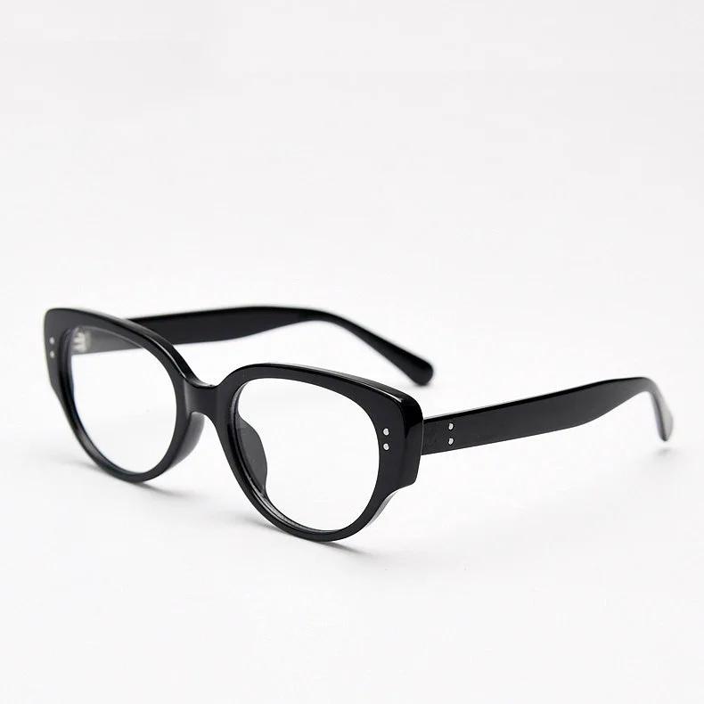 Occhiali da vista di lusso con finitura Cat Eye, miopia, unisex, occhiali da vista da vicino, anti-luce blu, diottrie negative