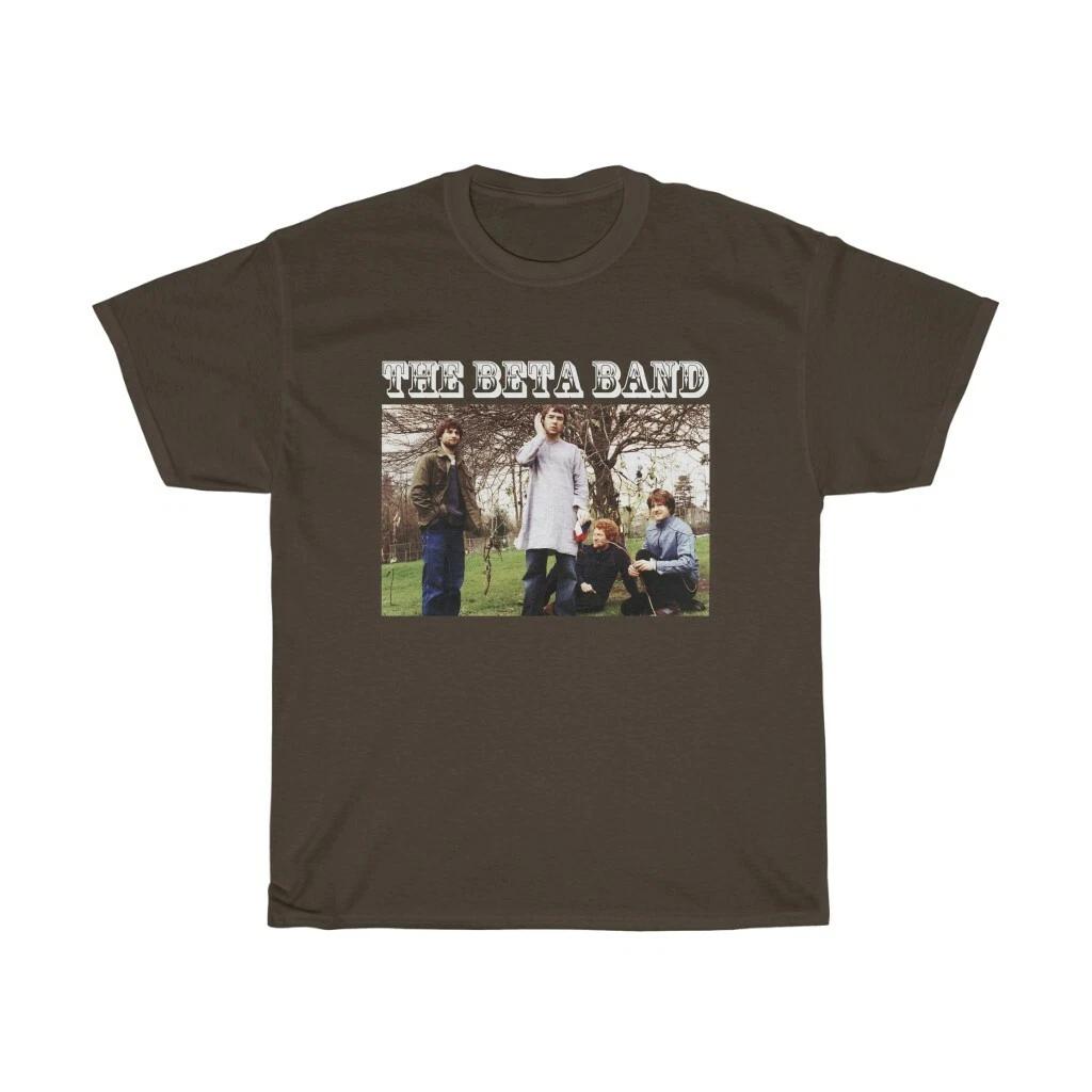 Beta Band Alt Indie British Rock Band Unisex Adult T-Shirt Heavy Cotton Tee L
