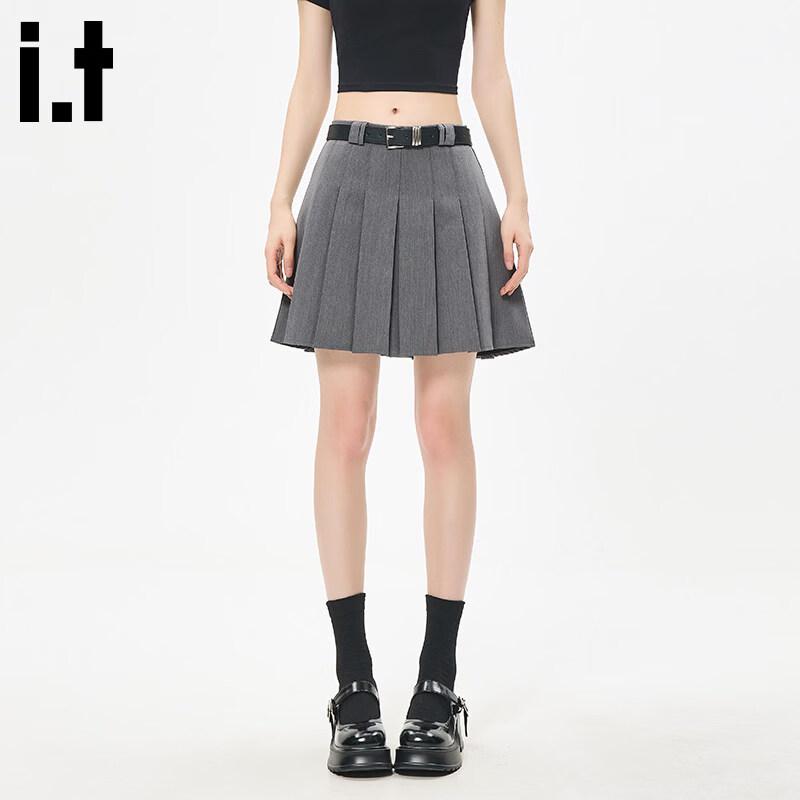 CHOCOOLATEit Women s Korean Style Pleated Short Skirt L