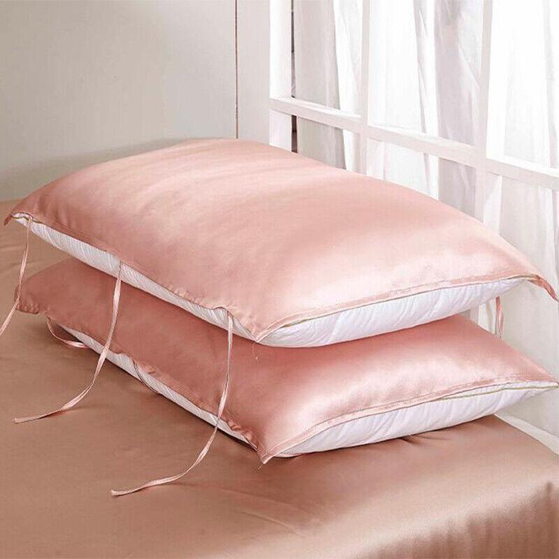 50x80cm Mulberry Silk Pillow Towel Pillowcase Bedding Sleeping Pillow Cover Real Silk Protect Hair Skin Pillow Towel