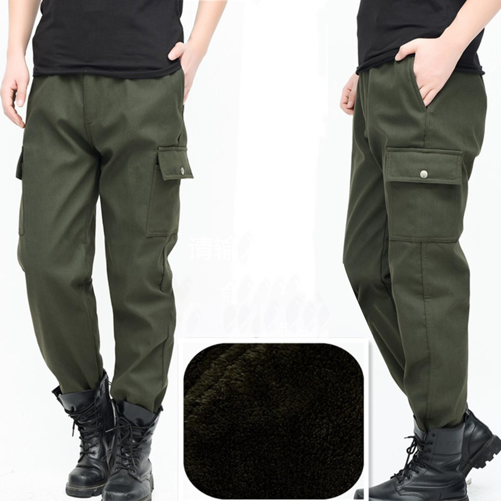

Чоловічі штани-карго Спортивні водонепроникні спортивні штани великих розмірів для походів 180 зелений
