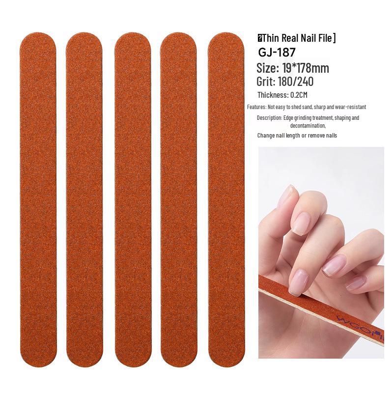 Double-Sided Sponge Nail File & Polishing Strip for Salons