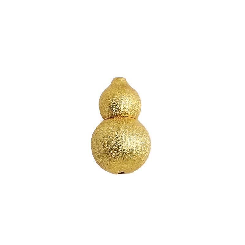 Gold-Plated Silk Thread Gourd Screw Clasp Crystal Necklace DIY Accessories