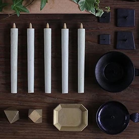 Daiyo Japanese Candles, Wax Candles, 10 Momme, Pack of 8