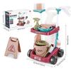 Kids Household Cleaning Toy Set House Cleaning Tool Pretend Cleaning Home Play Toy Game Broom and Mop Set for Boys Girls Gift