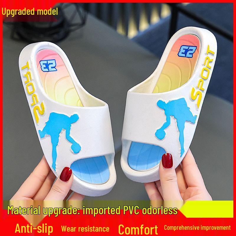 Soft-Soled Parent-Child Summer Indoor/Outdoor Slippers for Boys and Men