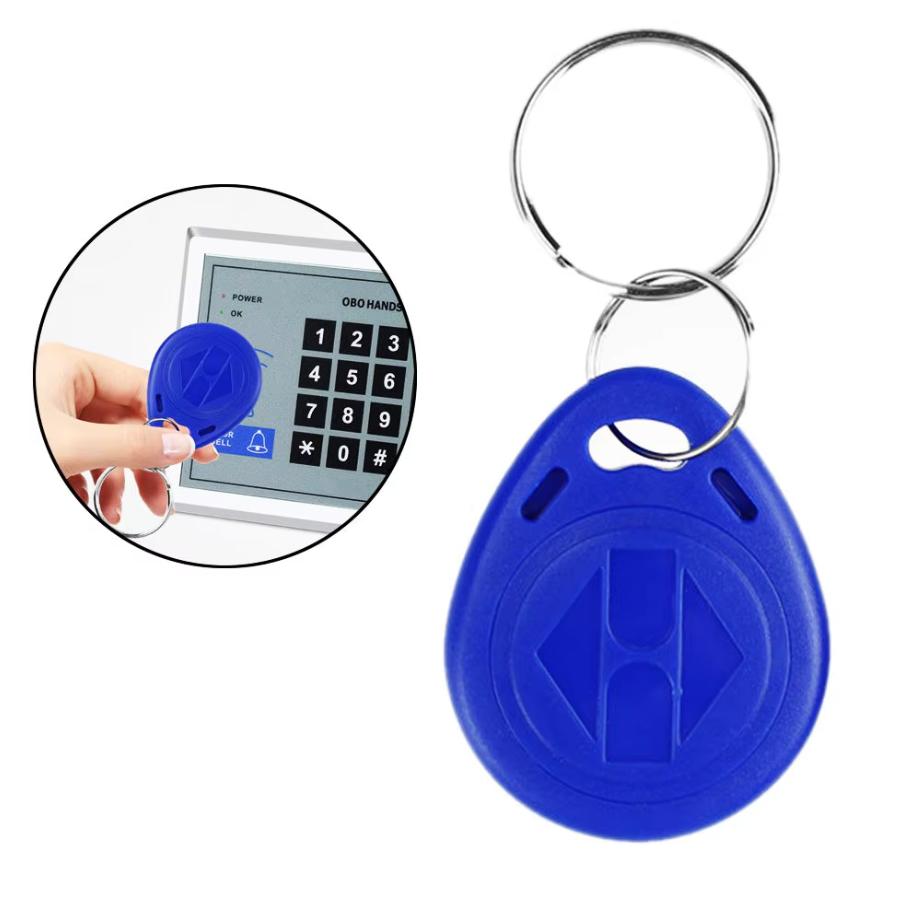 Handheld 125KHz RFID Duplicator Copier  ID Writer Programmer Reader + Keys+ Keychain Access Control Card Reader