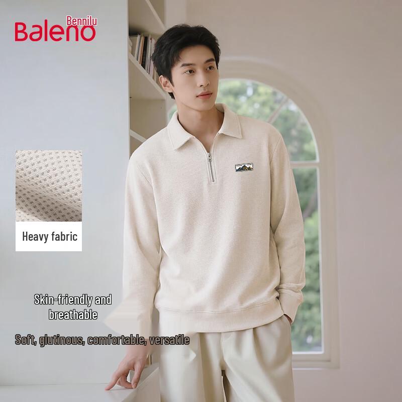Baleno Men s Turn-Down Collar Pullover Sweatshirt 3XL