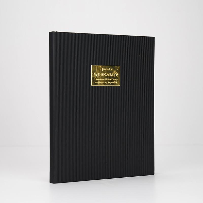AP Colorful Hardcover 96 Sheets Sewing Notebook with Disparate Inner Paper (as the picture,96 Sheets&170x210mm)