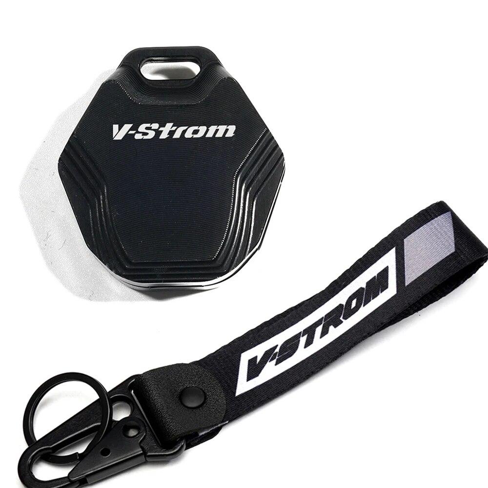 For Suzuki V Strom 650 1000 1050 1050XT 800DE Vstrom DL1050 DL650 800 DE Motorcycle Keychain Key Case Shell Cover Chain Keyring