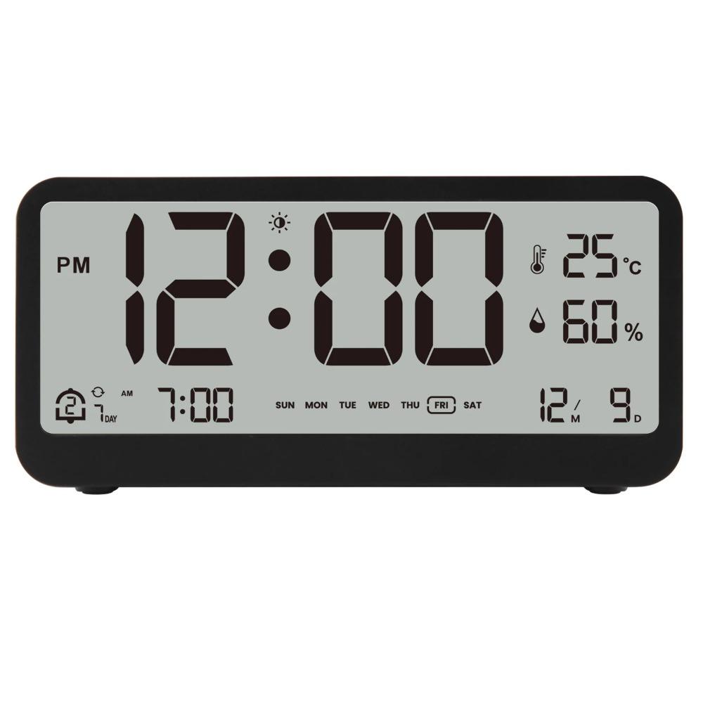 Intelligent Electronic Digital Alarm Clock Brightness Adjustable Date Display Table Clock  Study