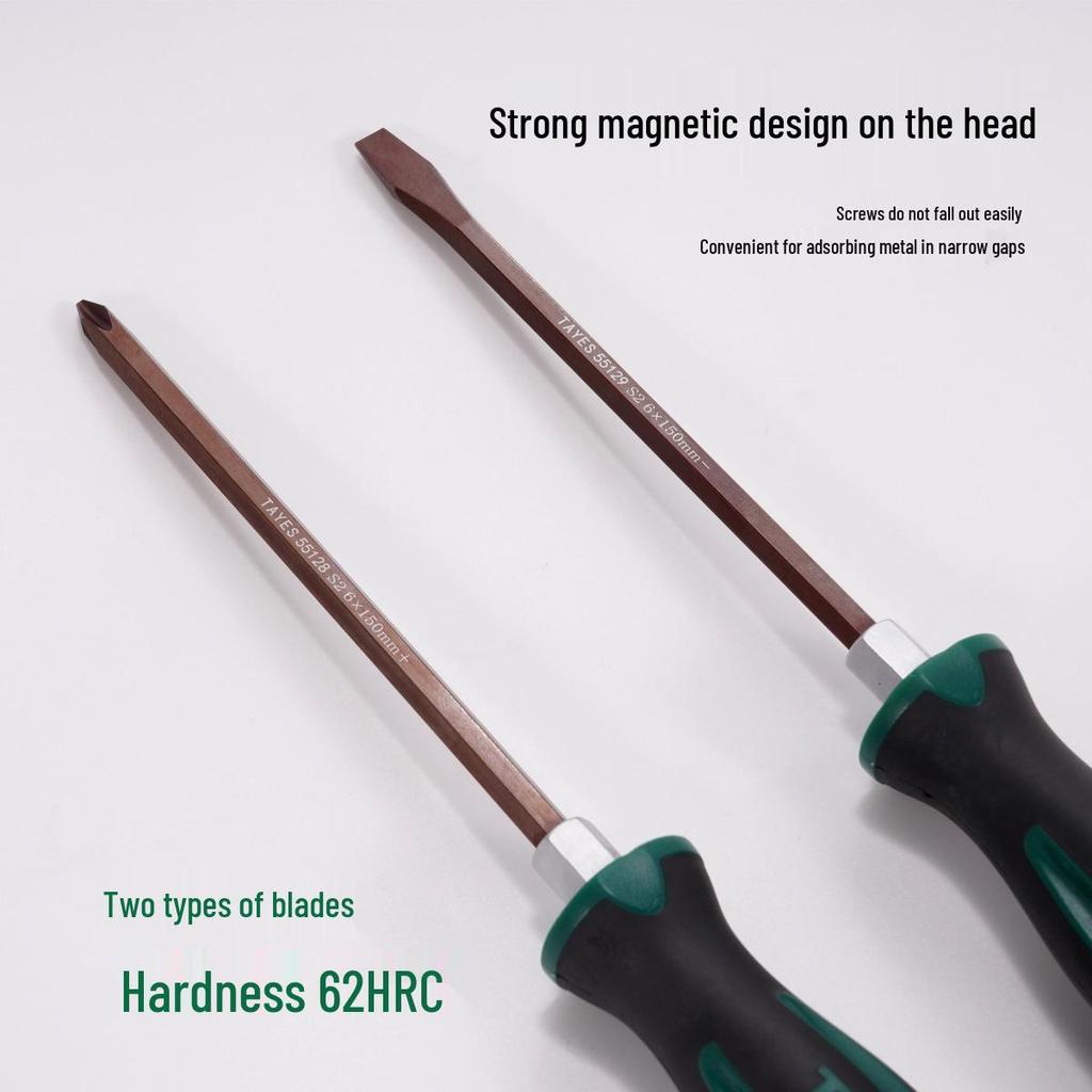 Taiyi Dual-Color Handle Alloy Steel Screwdriver Set