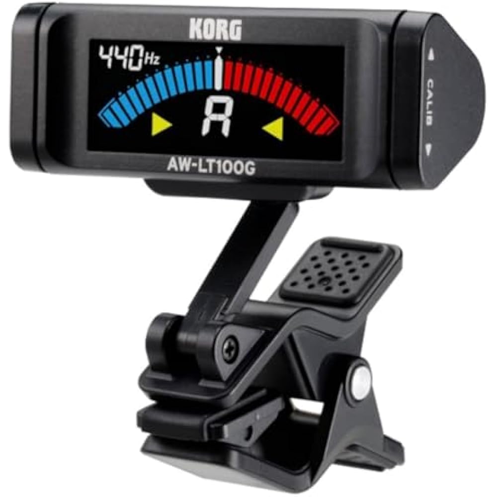 

KORG (KORG) 100 Hour Continuous Running Guitar Clip Tuner AW-LT100G ± 0.1 cent High Accuracy Colo...