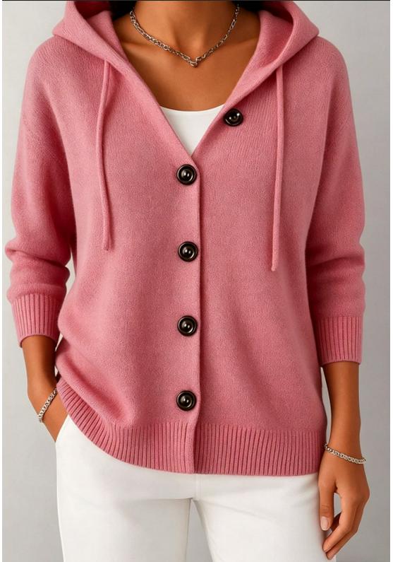 2026 Korean Retro Style Slimming Hooded Sweater