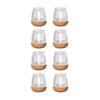 8Pcs Chair Leg Protectors Thickened Bottom Wrapped Non-Slip Design Universal Easy To Install Stool Chair Leg Caps Protection Covers