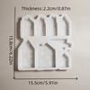 Reusable Silicone House Craft Mould for Resin Cement Art Projects Handmade Ornaments Home Office Enhancement