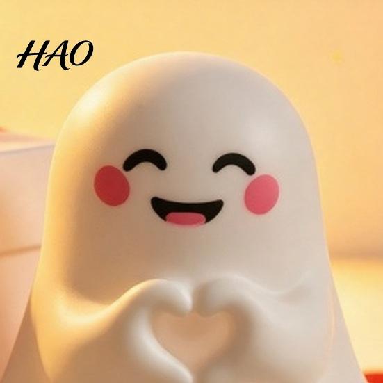 Playful Desk Accessories for Women 6Pcs Halloween Ghost Figurine, Cute Pen Holder, Miniature Decor, Funny Fun Organizers Colleagues Pencil Stand