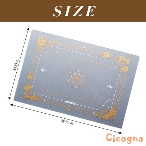 Cicogna Cutting Mat, A3 Size, Transparent, Grid, Magic Circle, Clear, Cute, Stylish, Plastic Model, Handmade, Decoupage, Craft Mat