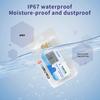 USB Temperature Data Logger Single Use Temp Recorder 32000 Sets PDF Report IP67 Waterproof Temp Datalogger for Warehouse Storage