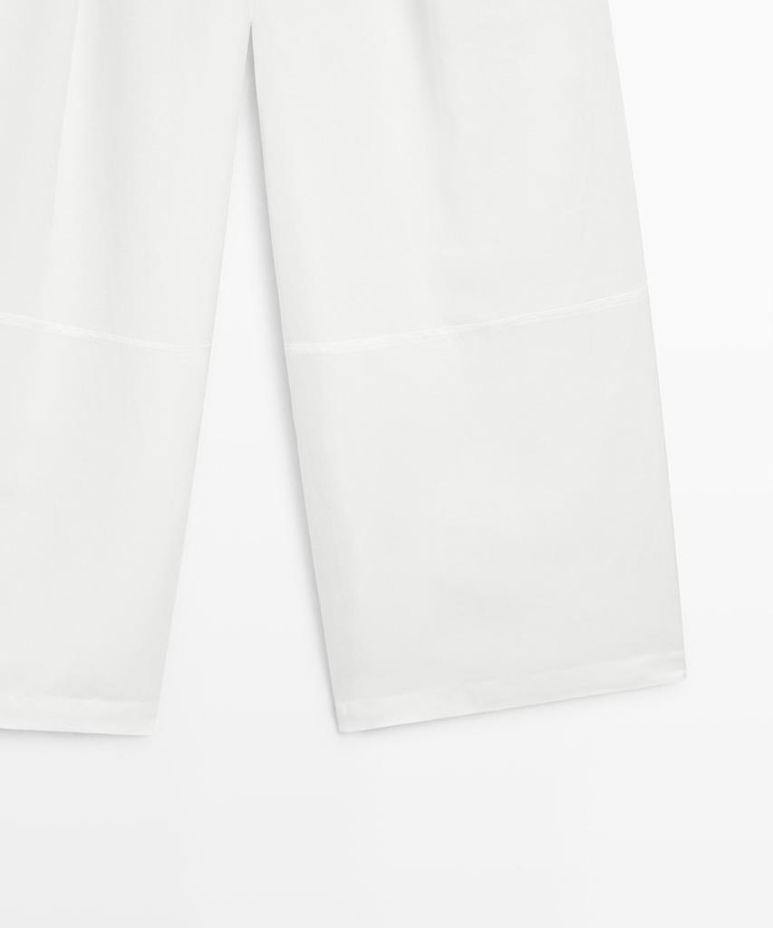 Masimodutti Fluid Sarouel Pants Seam Detail