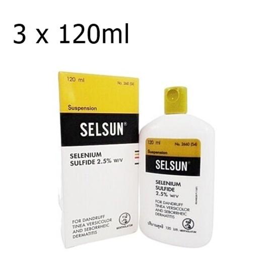 120ml Selsun Flassjampo 1 stk / 2 stk / 3 stk