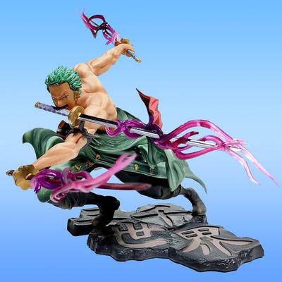 One Piece 10CM Figurka Hračky Anime GK Roronoa Zoro Tříčepelový Sa-maximum PVC Akční Sběratelská Figurka Model Panenky Dárky Děti