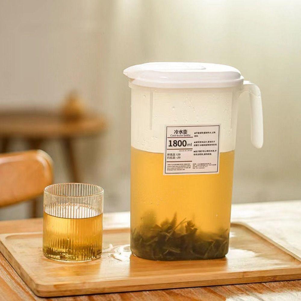 Large Capacity Cold Water Jug Plastics Storage Jug Water Bottle Water Pitcher  Summer