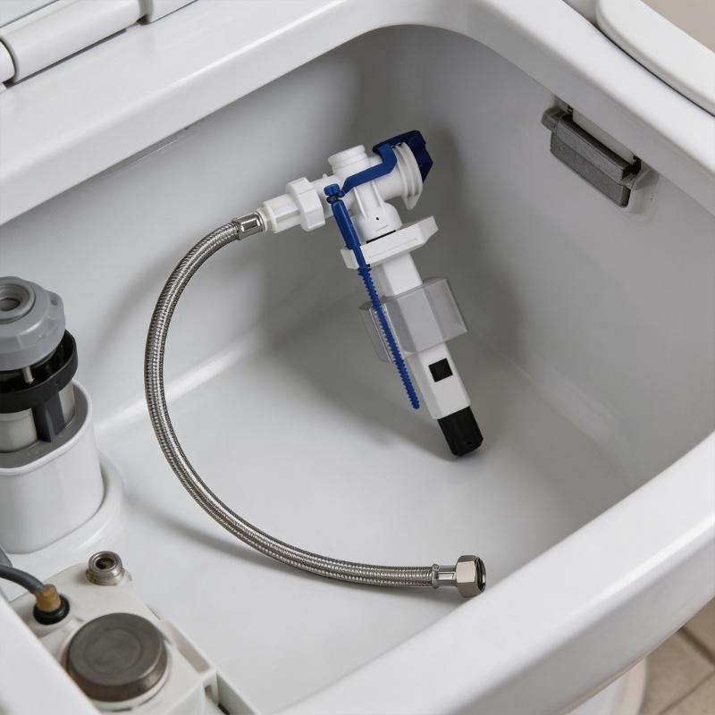 Side Feed Water Fill Device For Concealed Toilet Tanks Energy Saving Design With Reliable Anti Leak Technology
