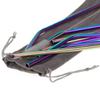 TG55946 Metal Straws X8 Eco Reusable Cleaner Case RAINBOW