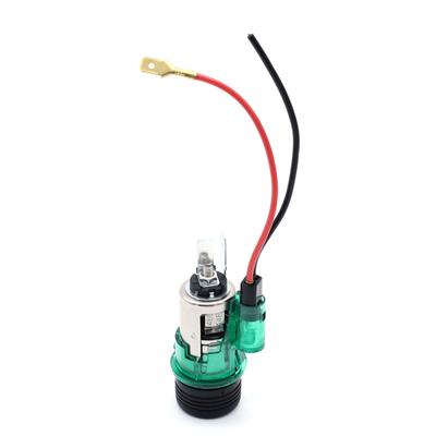Cigarette Lighter Socket Replacement for 12V/24V Illuminated Car Plug Car Auto Vehicle