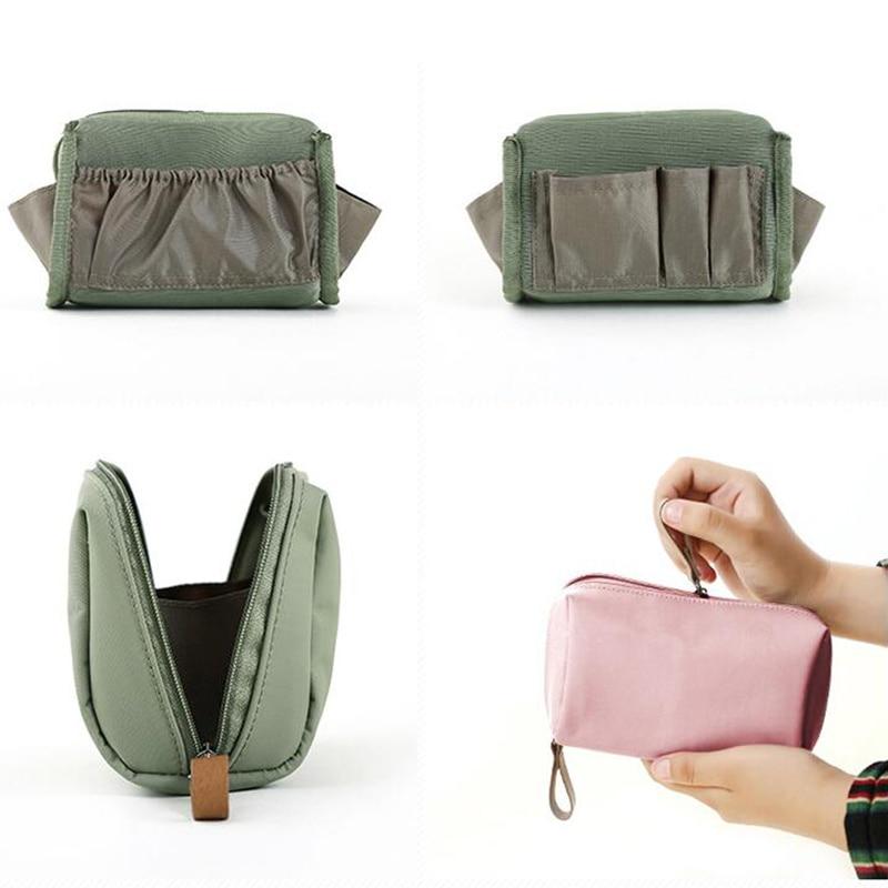 1 borsa per cosmetici solida per PC, borsa per trucco da donna, borsa da toilette, custodia impermeabile per trucco