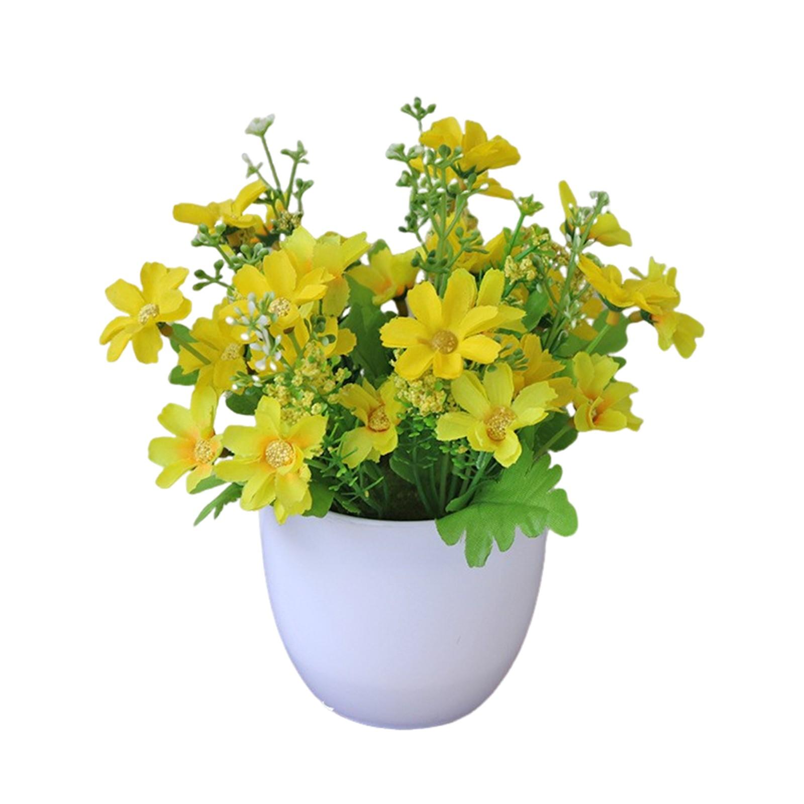 

Имитация зеленого растения, украшения в горшках, комбинированные растения, украшения для рабочего стола в помещении, имитация искусственного цветка, растения бонсай One Size жёлтый