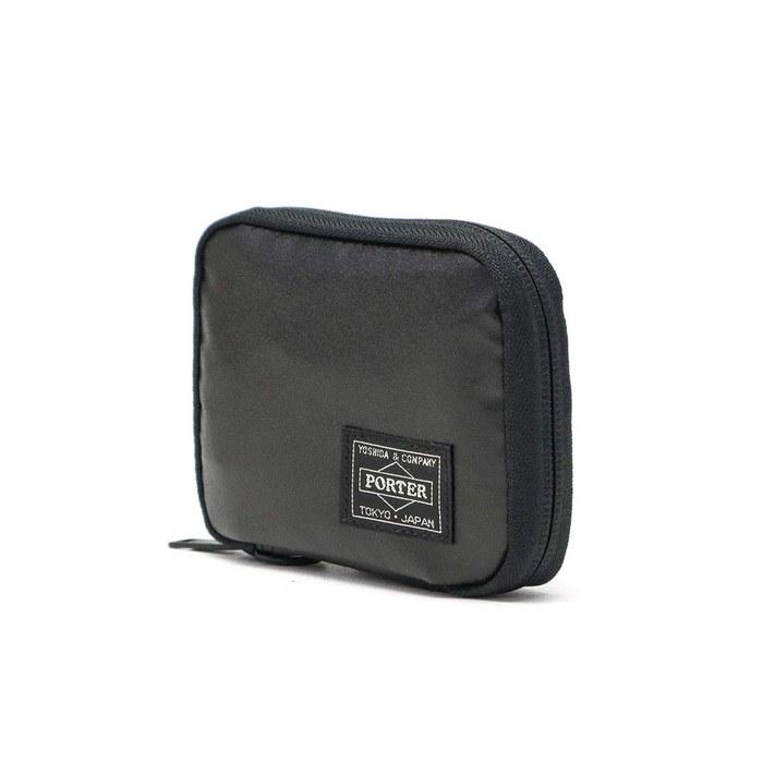 [Porter] Round Zipper Wallet [Tactical] 654-07081 Black