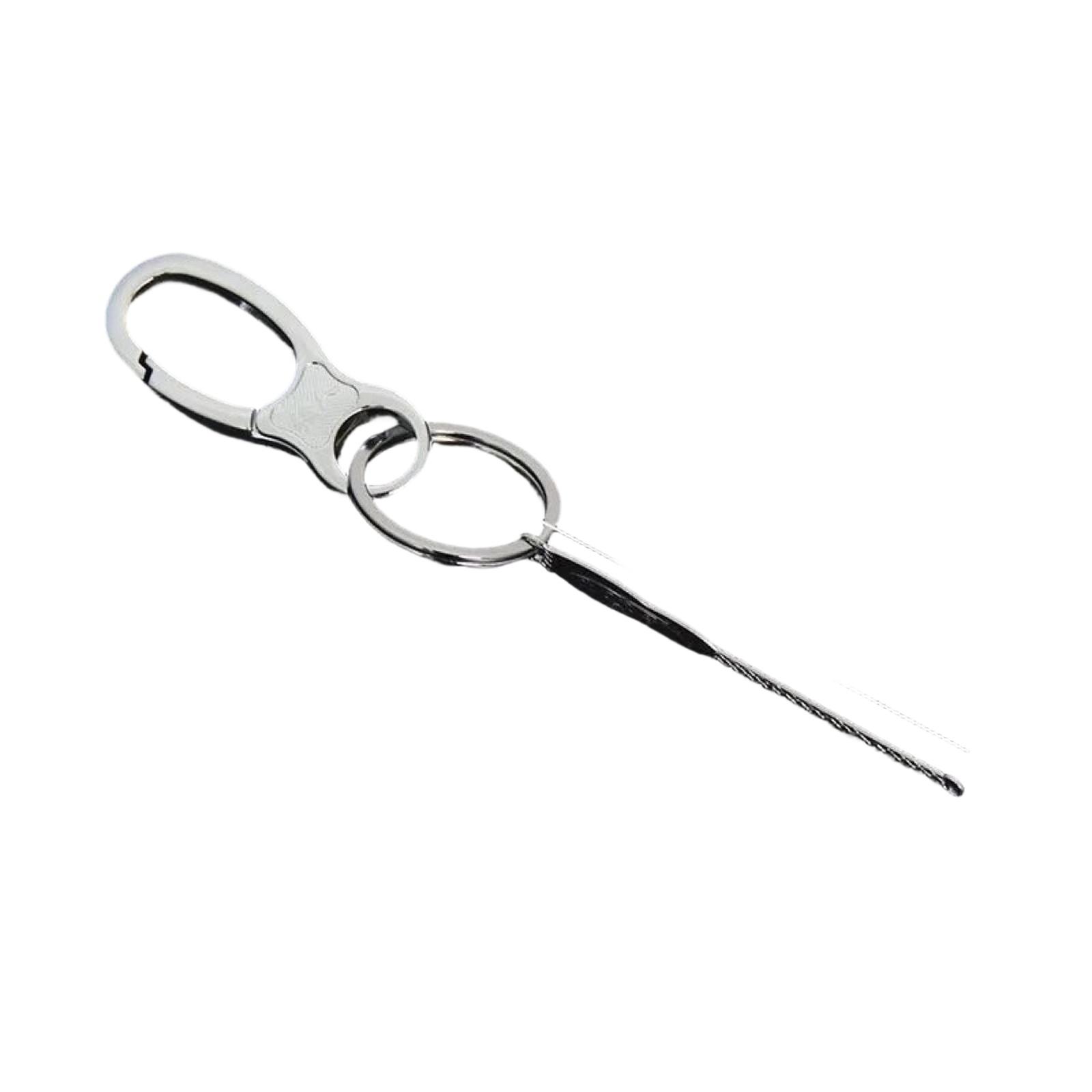 

Keychain 4336-1A with Ear Pick Electroplated Stainless Steel Key Ring