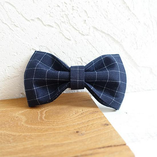 MUTTCO Double-Layered Bow Tie Collar & Scarf for Dogs - UBT-021 XL