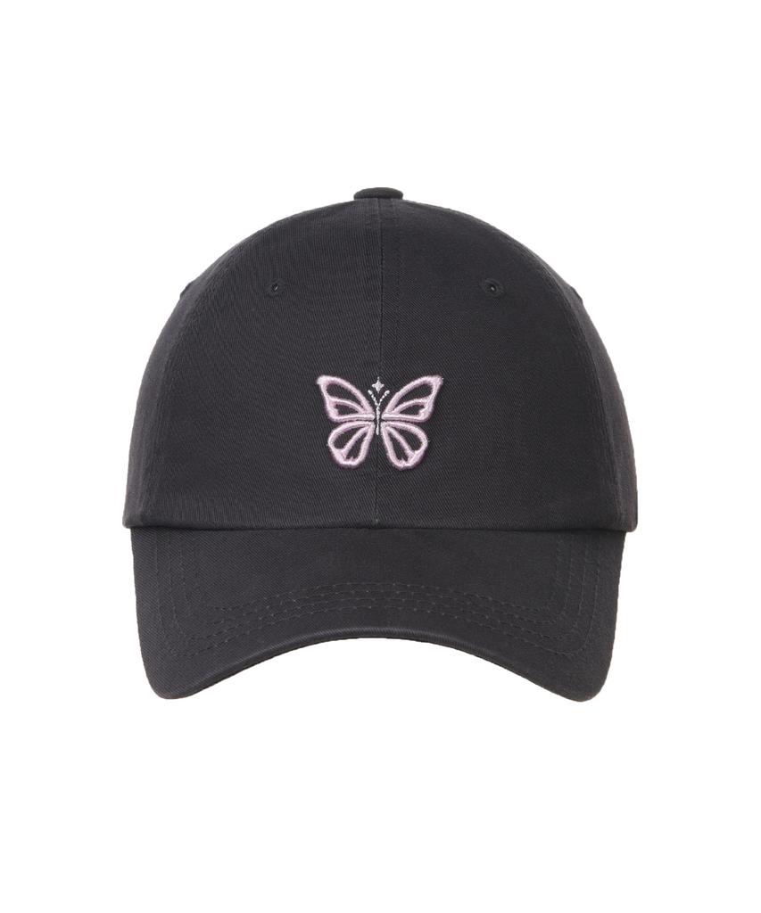 Nigaennikol Mini Butterfly Blink Ball Cap_Charcoal Pink