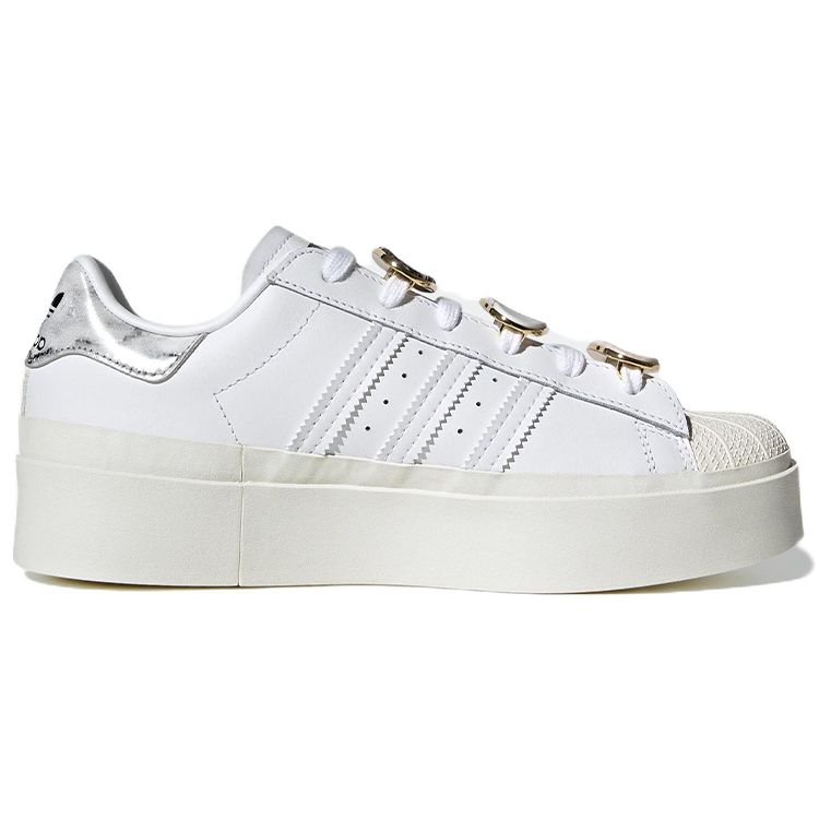 Adidas Superstar Bonega White Gold Metallic Women Sneakers Cream Cloud-White GY1485