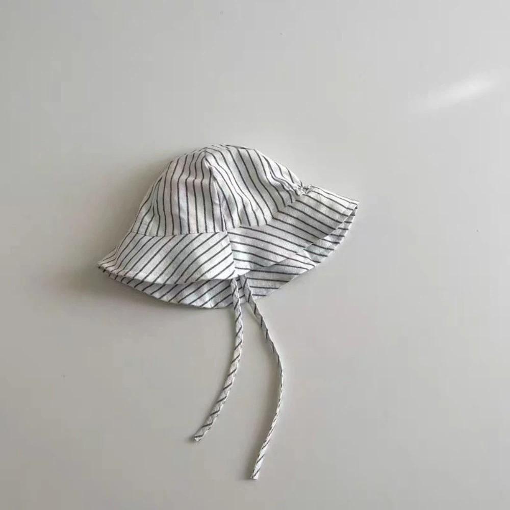 

Plaid Pattern Sun Protection Fisherman Cap Breathable Panama Bonnet Outdoor Style A