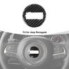 Real Carbon Fiber Steering Wheel Trim Cover For Grand Cherokee & Wrangler JK 11+