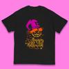 Happy Halloween Witch Hat Pumpkin Horror Scary Jack-o-lantern Flying Bats Kids T Shirt
