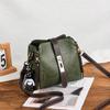 Borsa a secchiello da donna con stampa monogramma, tracolla, borsa a mano vintage con chiusura dorata, tracolla regolabile