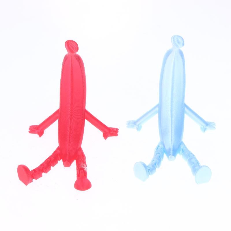 3D-gedruckte Spielfigur Bananenmodell Bewegliche Gelenke Simulationsschlange Büro-Desktop-Ornament Osterbasteln Geschenk