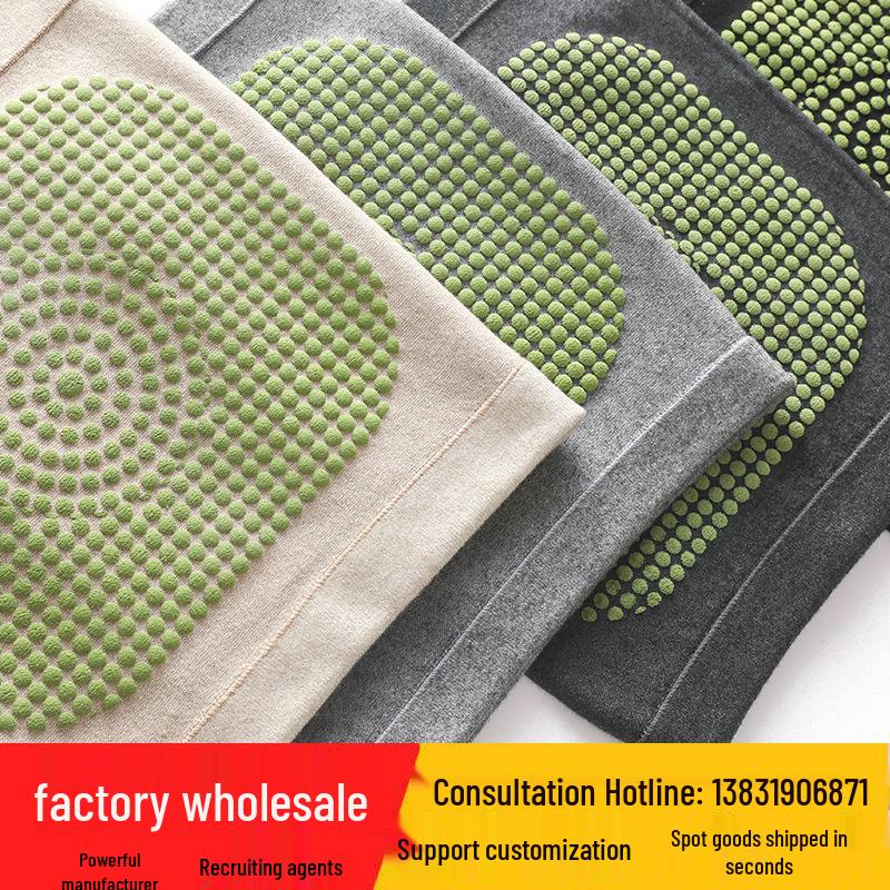 Unisexový podpůrný pás na pas s pelyňkem a kašmírem: Hřejivý břišní pás a chránič žaludku pro ochranu před chladem.