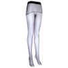 Plus Size Aurora Pantyhose Transparent Waist Seamless Men Women Sexy Oil Shiny Ultra Thin Crotchless Pantyhose