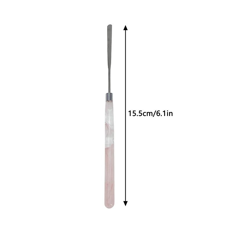 1Pcs Acrylic Handle Nail Art Stirring Rod Mixing Spatula Liquid Foundation Color Gel Powder Mixing Stick Scraper Makeup Tools